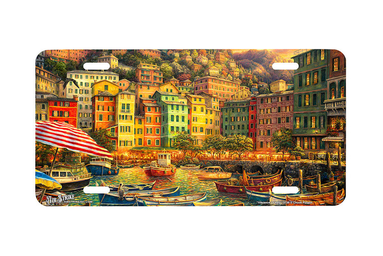"Vibrance Of Italy" - Decorative License Plate