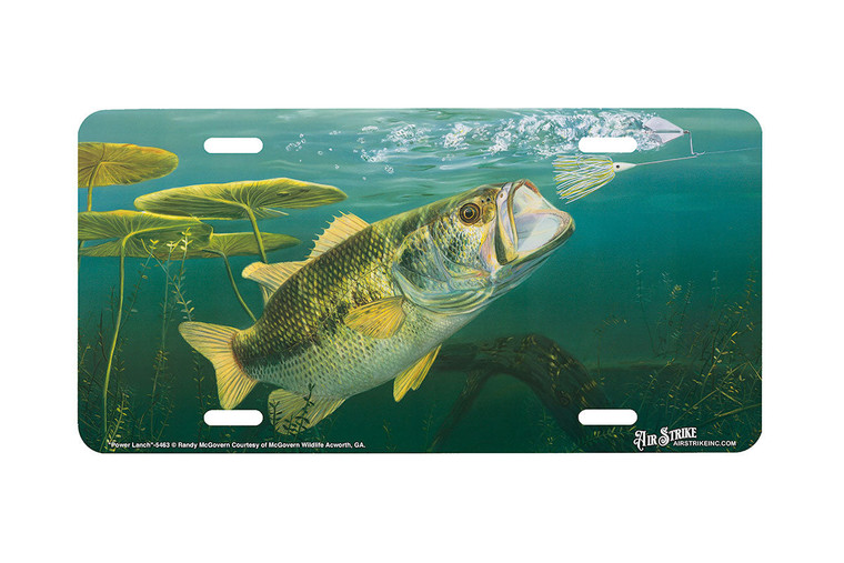 "Power Lunch" - Decorative License Plate