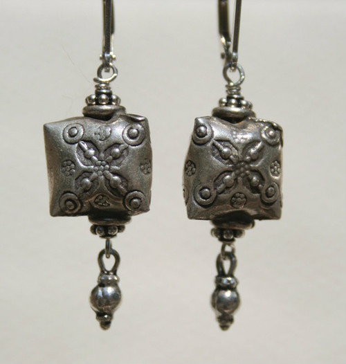 triangle pillow earrings