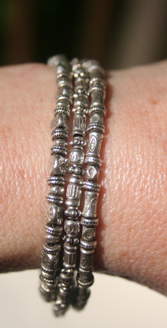 Triple silver bracelet II