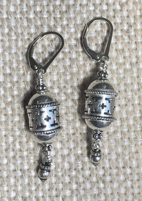 Turkish sterling insense burner earrings