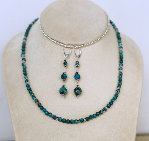 4mm turquoise necklace