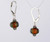 Mini orange dichroic lampworked spheres