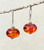 Cider sunset round earrings