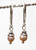 Pink 4mm freshwater pearl earrings