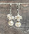 Small fresh water pearl cluster earrings