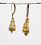Gold Vermeil Balinese tear drop earring