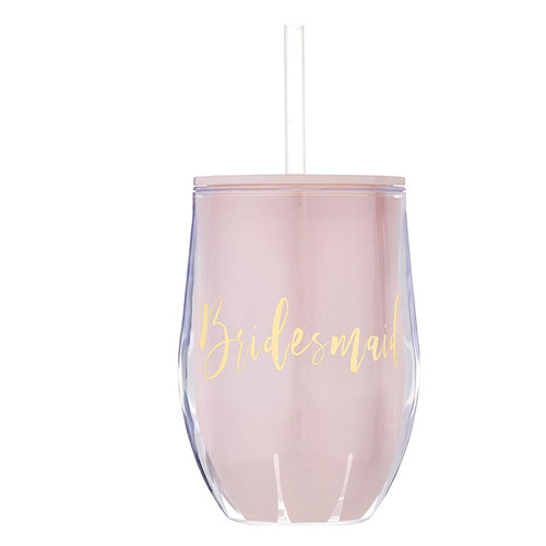 Double-Wall Wine Tumbler - Bridesmaid