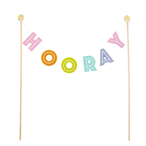 Garland Cake Topper - Hooray Kids