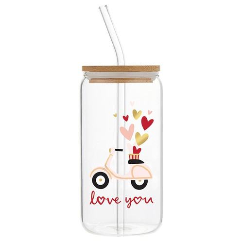 Glass Stainless Steel Tumbler - Vespa