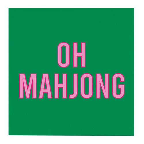 Beverage Napkins - Oh Mahjong - 20ct