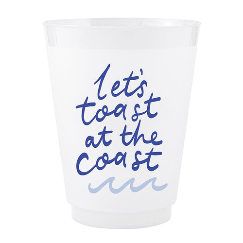 Frost Cups - Let's Toast At The Coast - 8ct