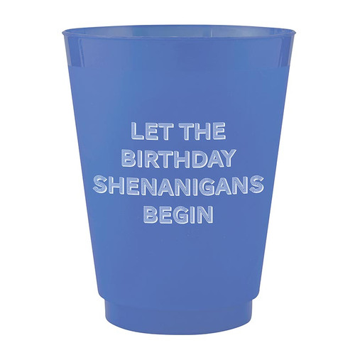 Frost Cups - Let The Birthday Shenanigans Begin - 8ct