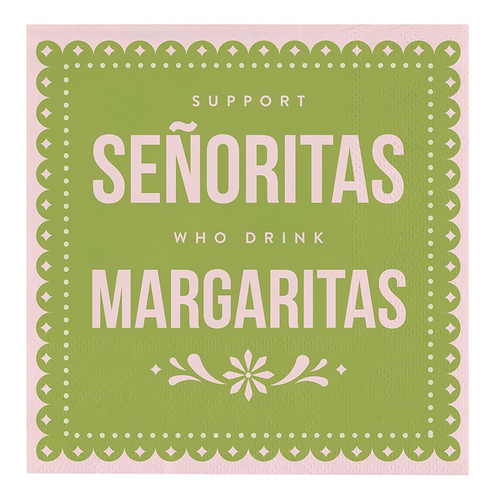 Beverage Napkins - Senoritas - 20ct