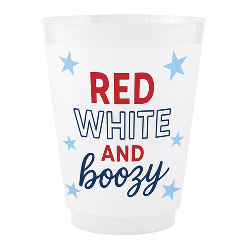 Frost Cups - Red White And Boogy - 8ct