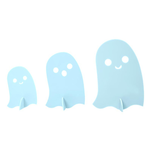 Blue Acrylic Decoration - Kailo Ghosts - Set of 3