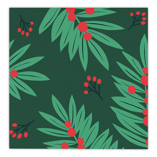 Beverage Napkins - Berry Branches - 20ct