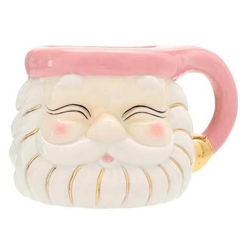 Santa Mug - Pink Hat