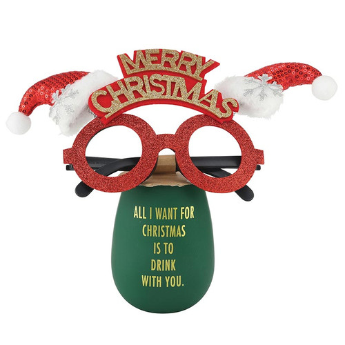 Silicone Wine Glass - All I Want for Christmas