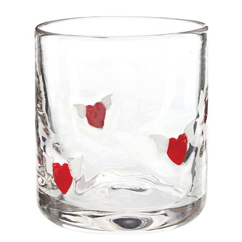 DOF Icon Glass - Heart with Wings