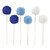 Pom Pom Cake Topper - Blue Coastal