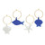 Glass Wine Charms - Coastal