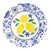 Melamine Plates - Lemon - Set of 4