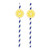 Paper Straw - Lemons - 12ct