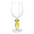 Acrylic Figurine Stem Wine Glass - Pineapple