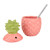 Ceramic Drink Cups - Pineapple Pink