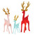 Acrylic Decoration - Deer 1- Set of 3