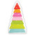 Guest Napkins - Rainbow Holiday Trees
