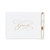 GOLD GUEST BOOK WITH PEN