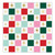 Foil Beverage Napkins - Holiday Checkerboard - 20ct