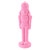 20.5" Flocked Nutcracker - Pink