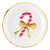 Foil Round Paper Plates - Candy Cane - 8ct