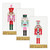Foil Guest Napkins - Set of 3 Nutcrackers  - 24ct