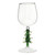 Tree Stem Wine Glass - Green