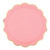 Foil Round Scalloped Paper Plates - Multicolored - 8ct