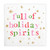 Foil Beverage Napkins - Full of Holiday Spirits