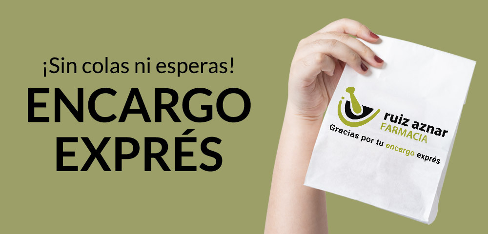 Encargo exprés en Farmacia Ruiz Aznar en Valencia