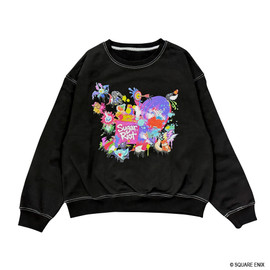 FINAL FANTASY XIV x Lit Bāff Apt. - Sugar Riot Splash Sweatshirt Black