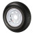 ST225/75D15 Loadstar Trailer Tire LRD on 6 Bolt White Spoke Wheel- Dex