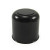 Sendel 4.90" Plastic Black Center Cap with Black plug CCS046