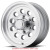 Sendel 15X6 6-Lug on 5.5" Aluminum S20 Trailer Wheel - S20-56655T