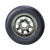 GlobalTrax ST205/75D14 GlobalTrax Trailer Tire LRC on 5 Bolt Galvanized Spoke Wheel