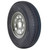 Trailer King ST145/R12 Trailer King Trailer Tire LRE on 5 Bolt Silver Mod Wheel