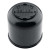 4.90" Plastic Gloss Black Center Cap with Black Plug - Sendel T18