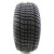 16x6.50-8 (165/6.50-8) Loadstar Load Range C Bias Ply Trailer Tire on 4 Bolt Black Wheel