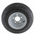 16.5X6.50-8 Loadstar Trailer Tire LRC on 5 Bolt White Wheel